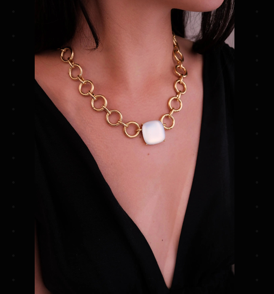 Vintage Givenchy Necklace, Vintage Gold Tone Necklace, Logo Necklace, Vintage Choker Necklace, Snake chain choker , Gold Chain, Gift for her