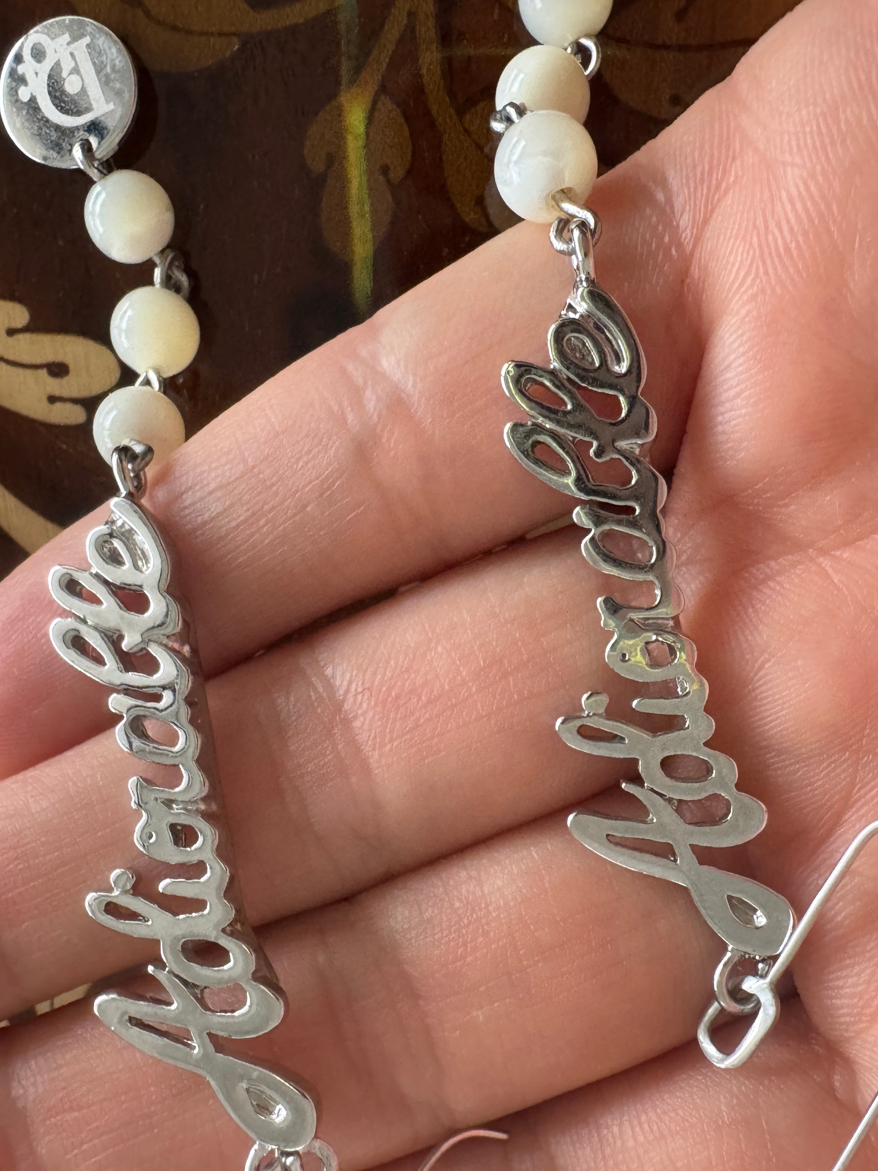 Dior earrings Adiorable silver Tone Vintage Christian Dior , John Galliano Authentic