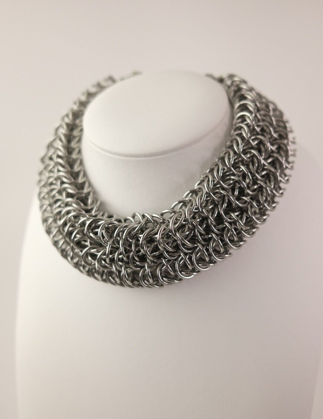 Alexander Wang Chunky Chain Choker Three Row necklace silver, massive necklace , Chunky Chain necklace , Thick Chain choker