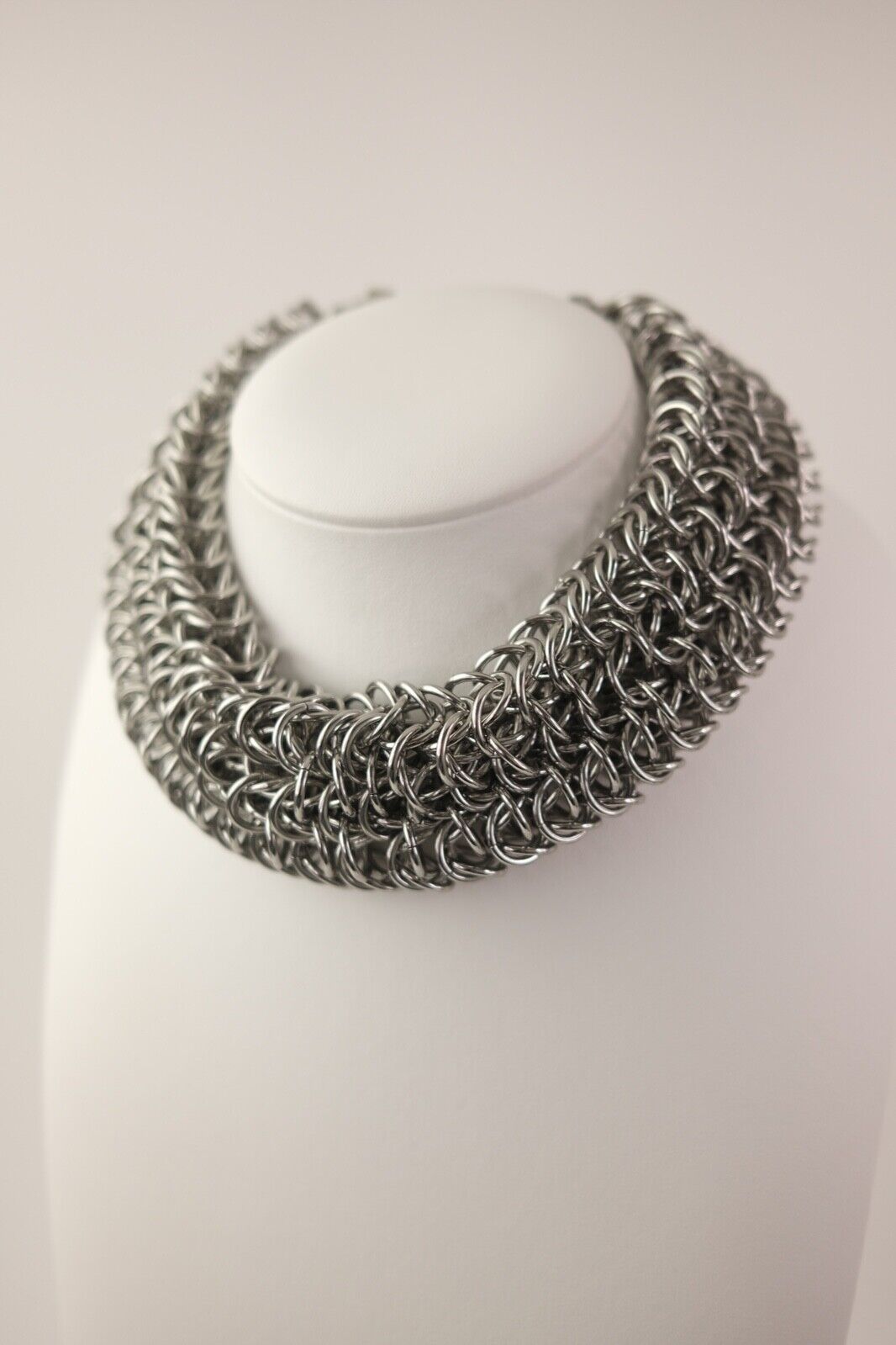 Alexander Wang Chunky Chain Choker Three Row necklace silver, massive necklace , Chunky Chain necklace , Thick Chain choker
