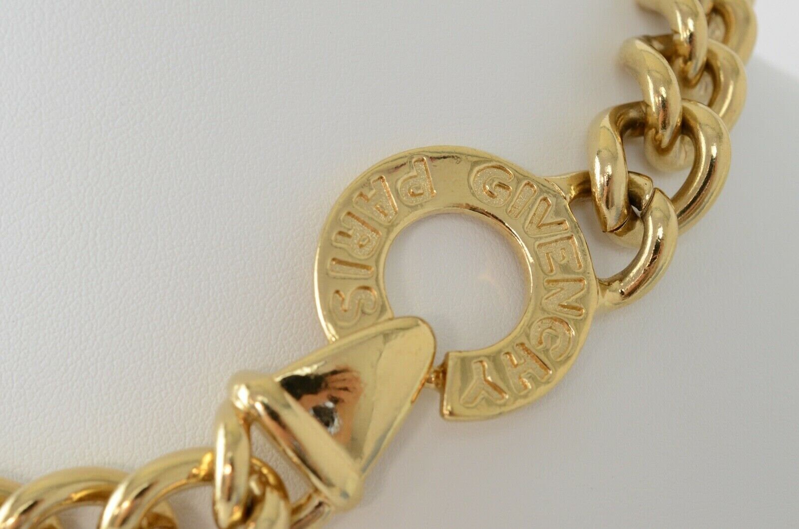 Givenchy Necklace Gold, Bold Chain Choker Necklace Gold Plated Vintage Excellent Condition, Women Jewelry, Chunky chain gold