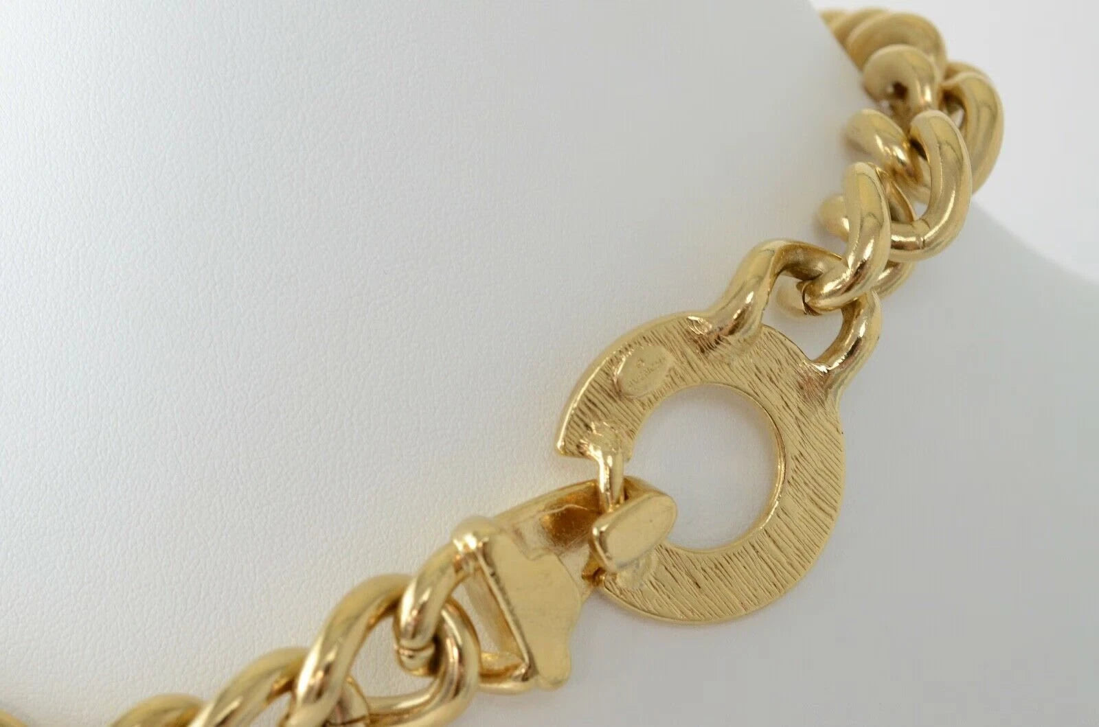 Givenchy Necklace Gold, Bold Chain Choker Necklace Gold Plated Vintage Excellent Condition, Women Jewelry, Chunky chain gold