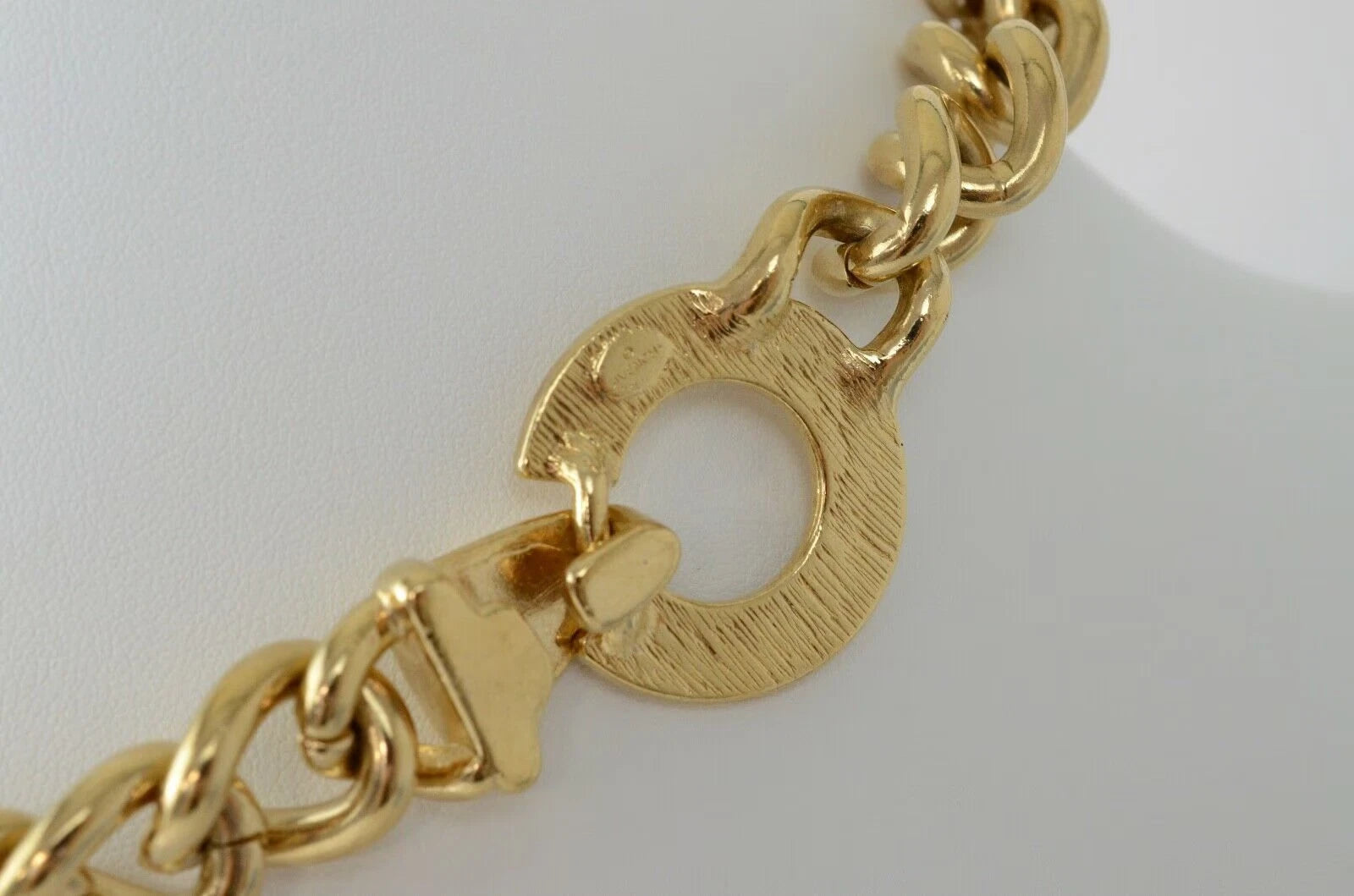 Givenchy Necklace Gold, Bold Chain Choker Necklace Gold Plated Vintage Excellent Condition, Women Jewelry, Chunky chain gold