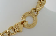 Givenchy Necklace Gold, Bold Chain Choker Necklace Gold Plated Vintage Excellent Condition, Women Jewelry, Chunky chain gold