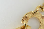 Givenchy Necklace Gold, Bold Chain Choker Necklace Gold Plated Vintage Excellent Condition, Women Jewelry, Chunky chain gold