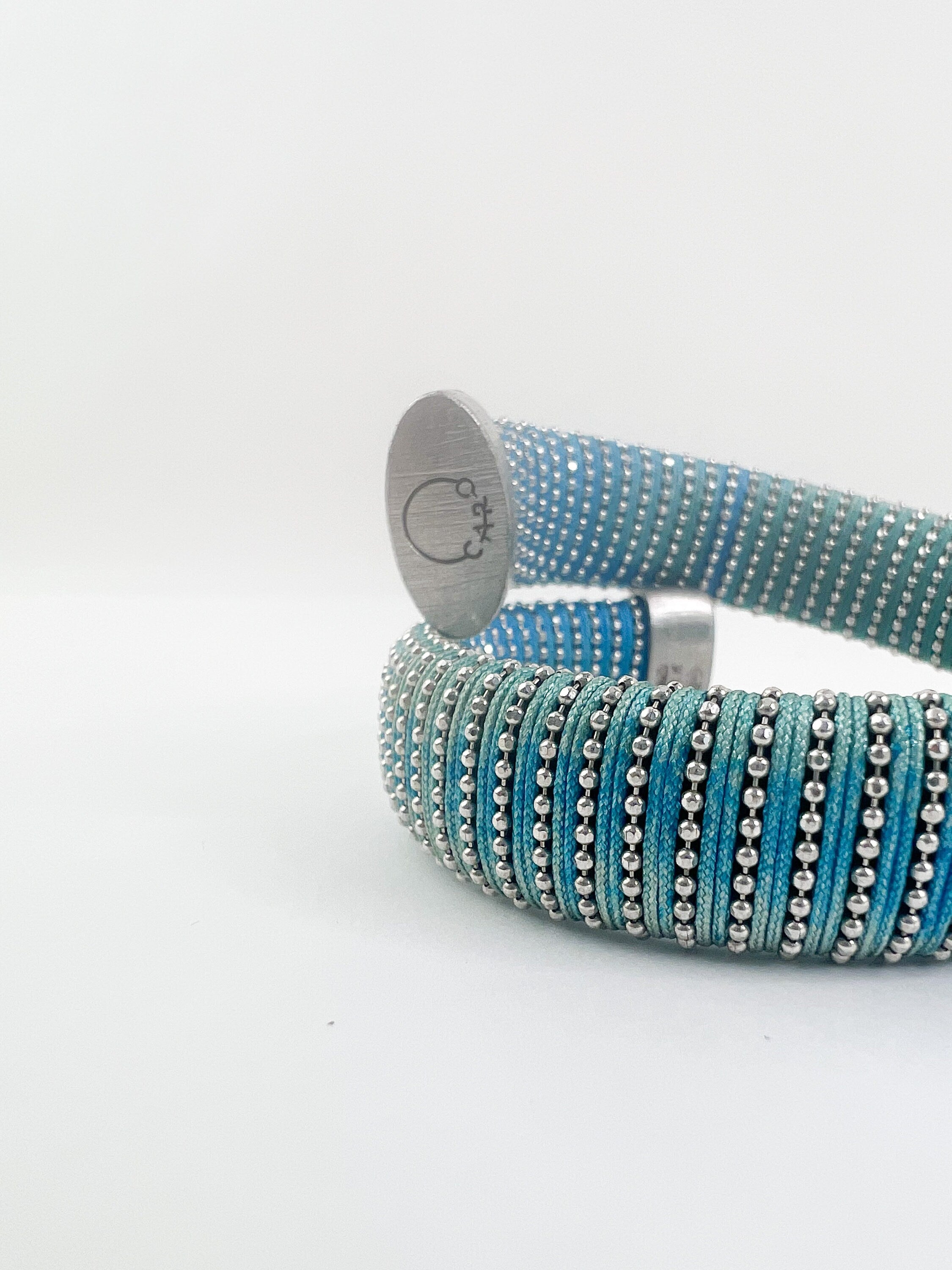 CAROLINA BUCCI Bracelet, Caro Bracelet, Vintage Bracelet Silver, Bracelet Blue, bracelets for women, Gift for Her, Gift for him