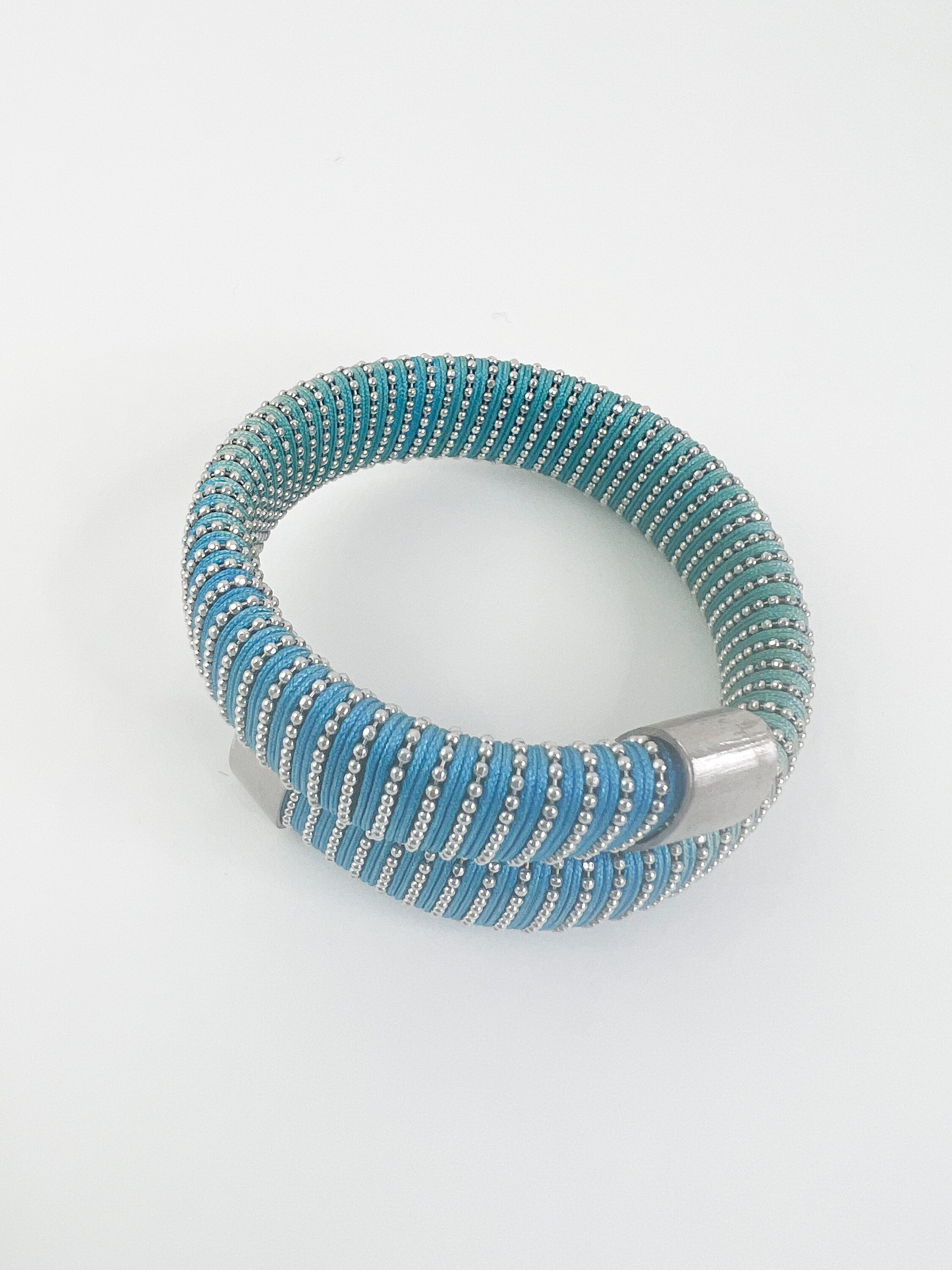 CAROLINA BUCCI Bracelet, Caro Bracelet, Vintage Bracelet Silver, Bracelet Blue, bracelets for women, Gift for Her, Gift for him