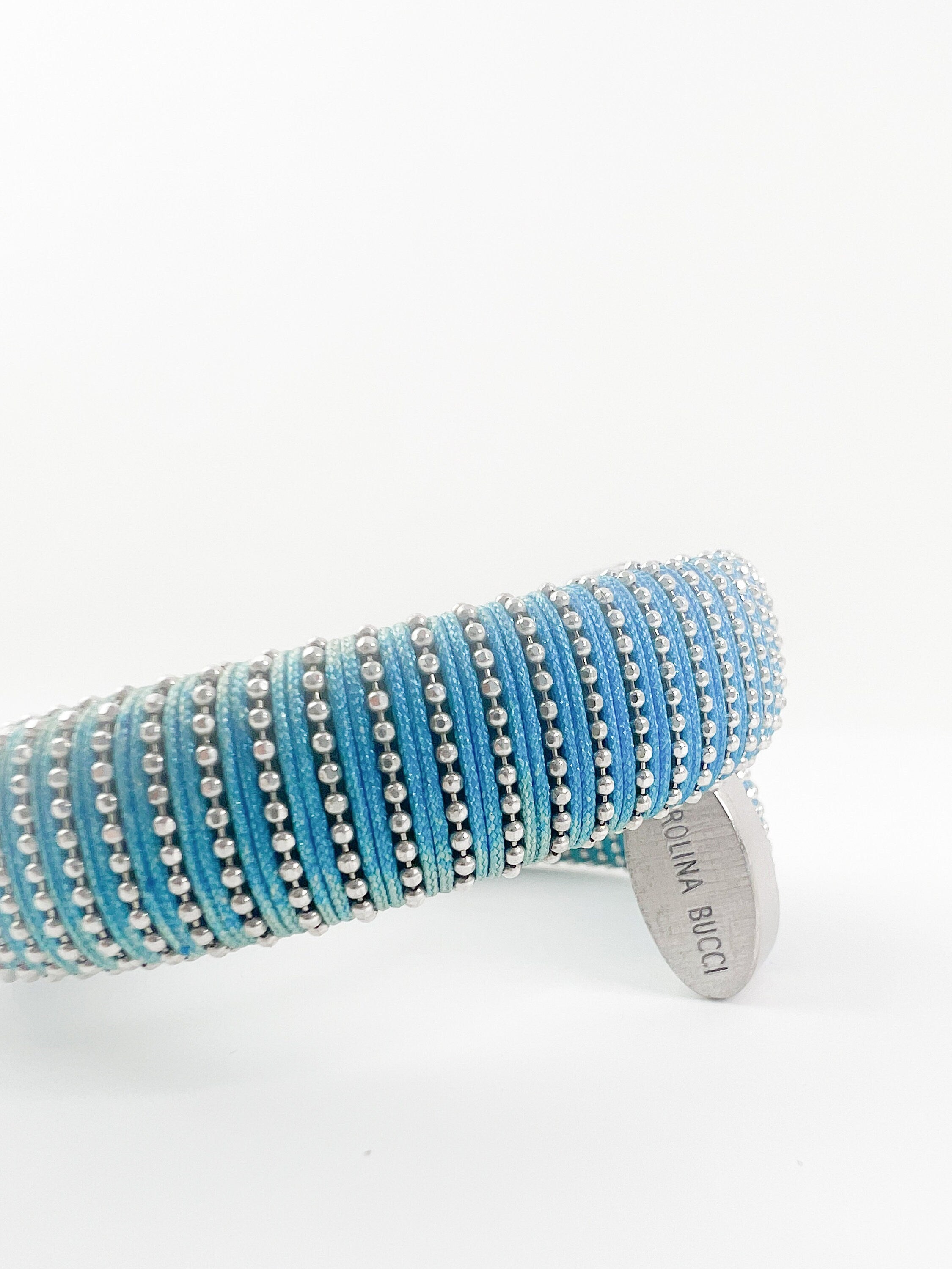 CAROLINA BUCCI Bracelet, Caro Bracelet, Vintage Bracelet Silver, Bracelet Blue, bracelets for women, Gift for Her, Gift for him