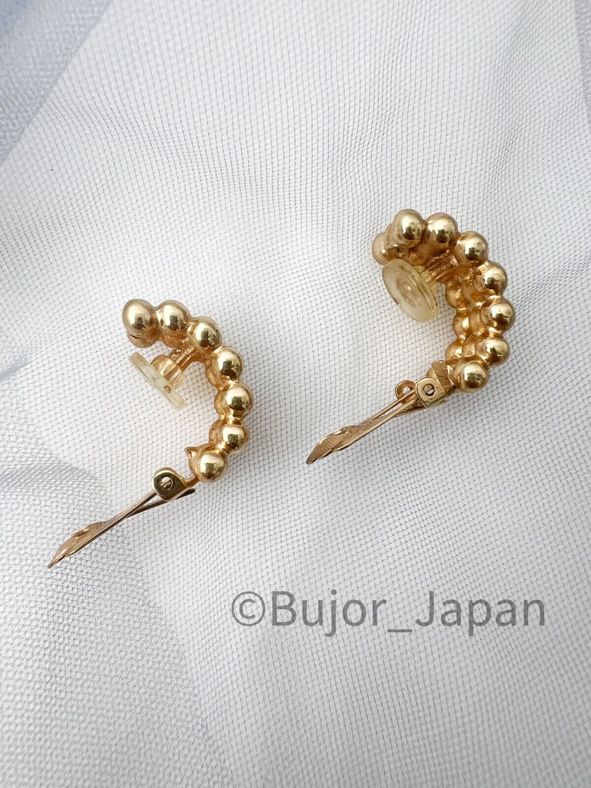 Vintage Dior earrings , Christian Dior Earrings, Dior Vintage Iconic Gold Tone Earrings, Clip-on Earrings, Vintage Earrings, Gift for her
