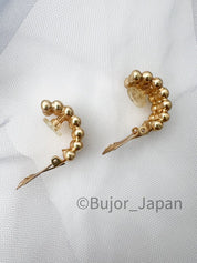 Vintage Dior earrings , Christian Dior Earrings, Dior Vintage Iconic Gold Tone Earrings, Clip-on Earrings, Vintage Earrings, Gift for her