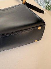 Celine Paris made in Italy door knocker shoulder cross  body clutch camera bag vintage