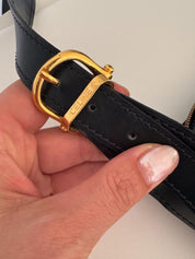 Celine Paris made in Italy door knocker shoulder cross  body clutch camera bag vintage