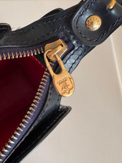 Celine Paris made in Italy door knocker shoulder cross  body clutch camera bag vintage