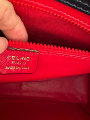 Celine Paris made in Italy door knocker shoulder cross  body clutch camera bag vintage