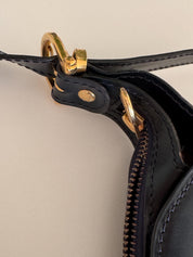 Celine Paris made in Italy door knocker shoulder cross  body clutch camera bag vintage