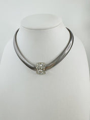 Vintage Christian Dior choker  necklace  Germany, extremely rare Dior necklace, Dior snake chain, Authentic Christian Dior, bridal choker