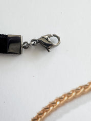Vintage Christian Dior cross Choker Black Tone,  Dior Cross Necklace, Gift for her, Best Friend Gift, Modern Bridal Necklace Cross Pendant