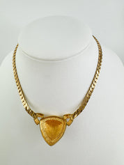 Vintage Christian Dior Necklace, Choker Necklace Gold, Vintage Rhinestone, Bridal Jewelry, Wedding Jewelry, Jewelry for Women, Gift for her