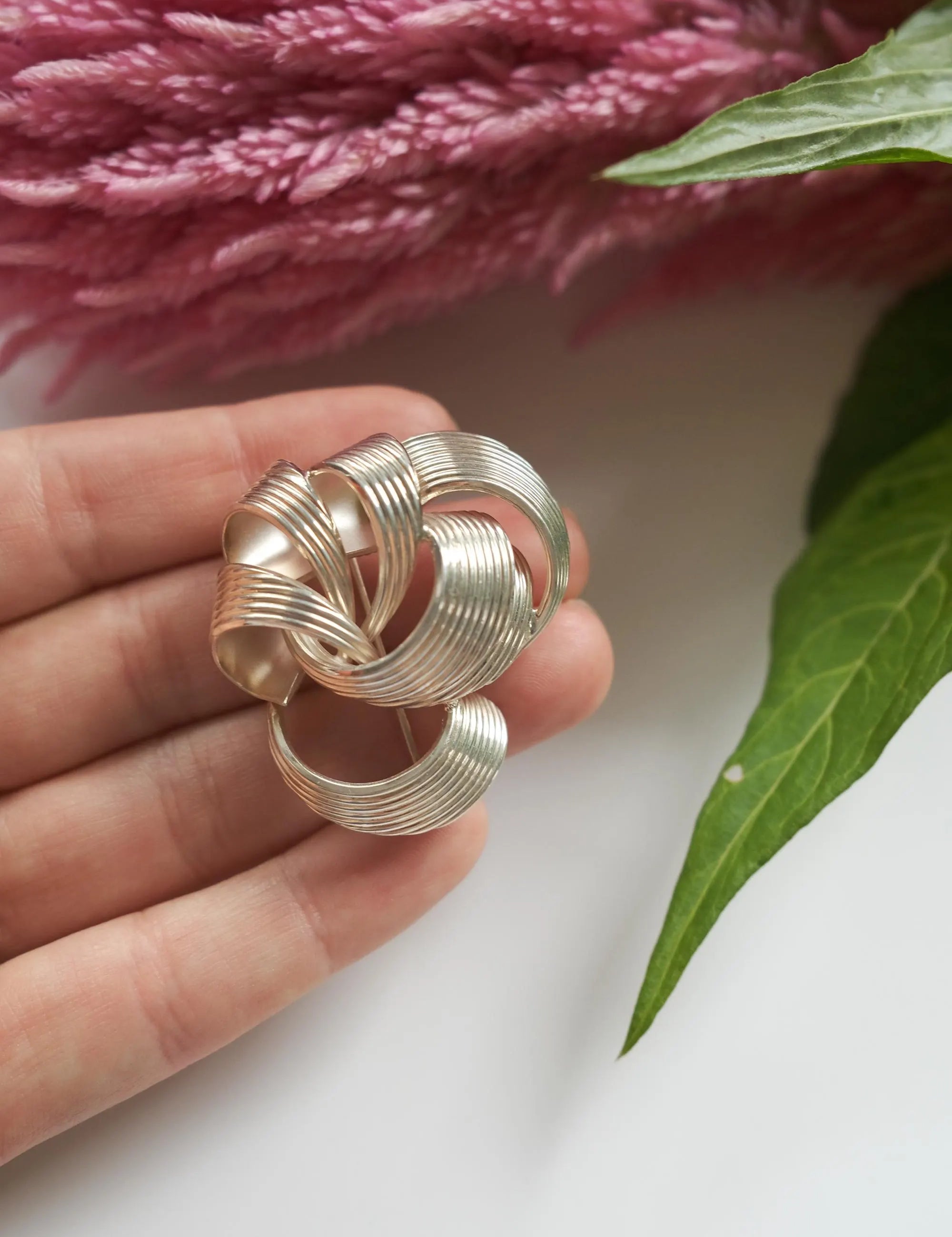 Vintage Christian Dior Germany Spiral  S925  Brooch Pin, Dior Silver Brooch, Dior Brooch, Silver Jewelry, Gift for mom, Bridal accessories