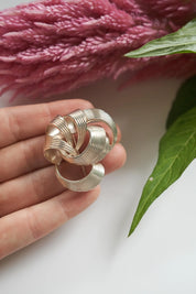 Vintage Christian Dior Germany Spiral  S925  Brooch Pin, Dior Silver Brooch, Dior Brooch, Silver Jewelry, Gift for mom, Bridal accessories