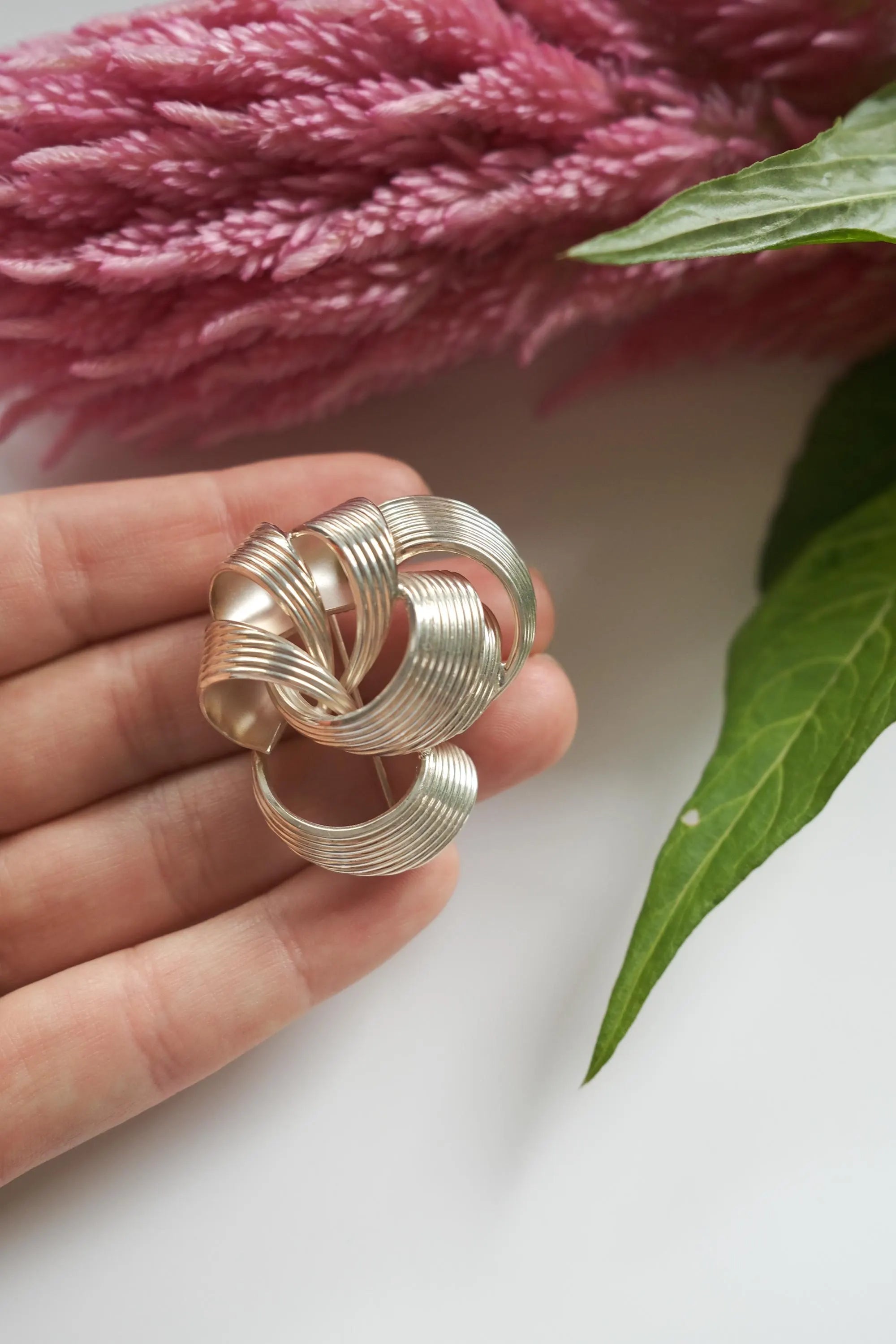 Vintage Christian Dior Germany Spiral  S925  Brooch Pin, Dior Silver Brooch, Dior Brooch, Silver Jewelry, Gift for mom, Bridal accessories