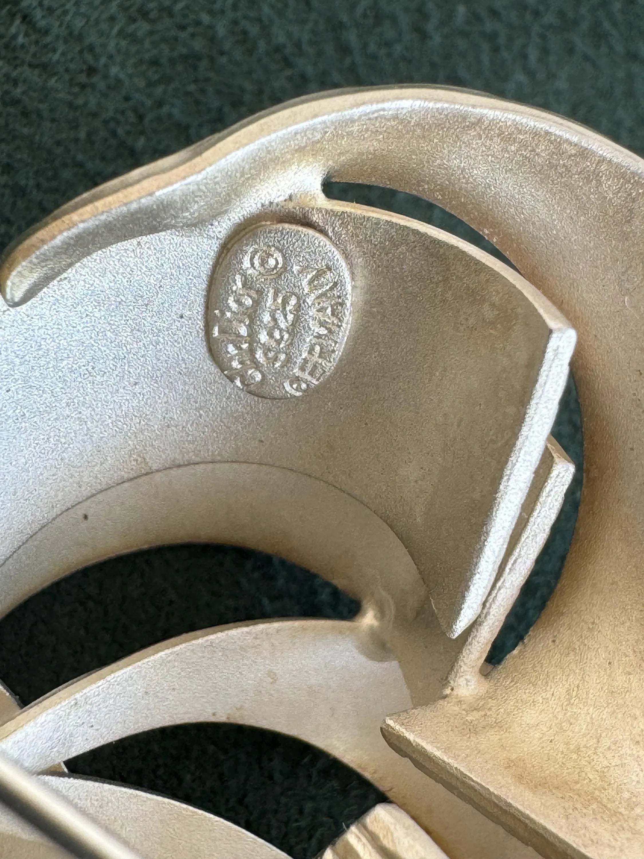 Vintage Christian Dior Germany Spiral  S925  Brooch Pin, Dior Silver Brooch, Dior Brooch, Silver Jewelry, Gift for mom, Bridal accessories