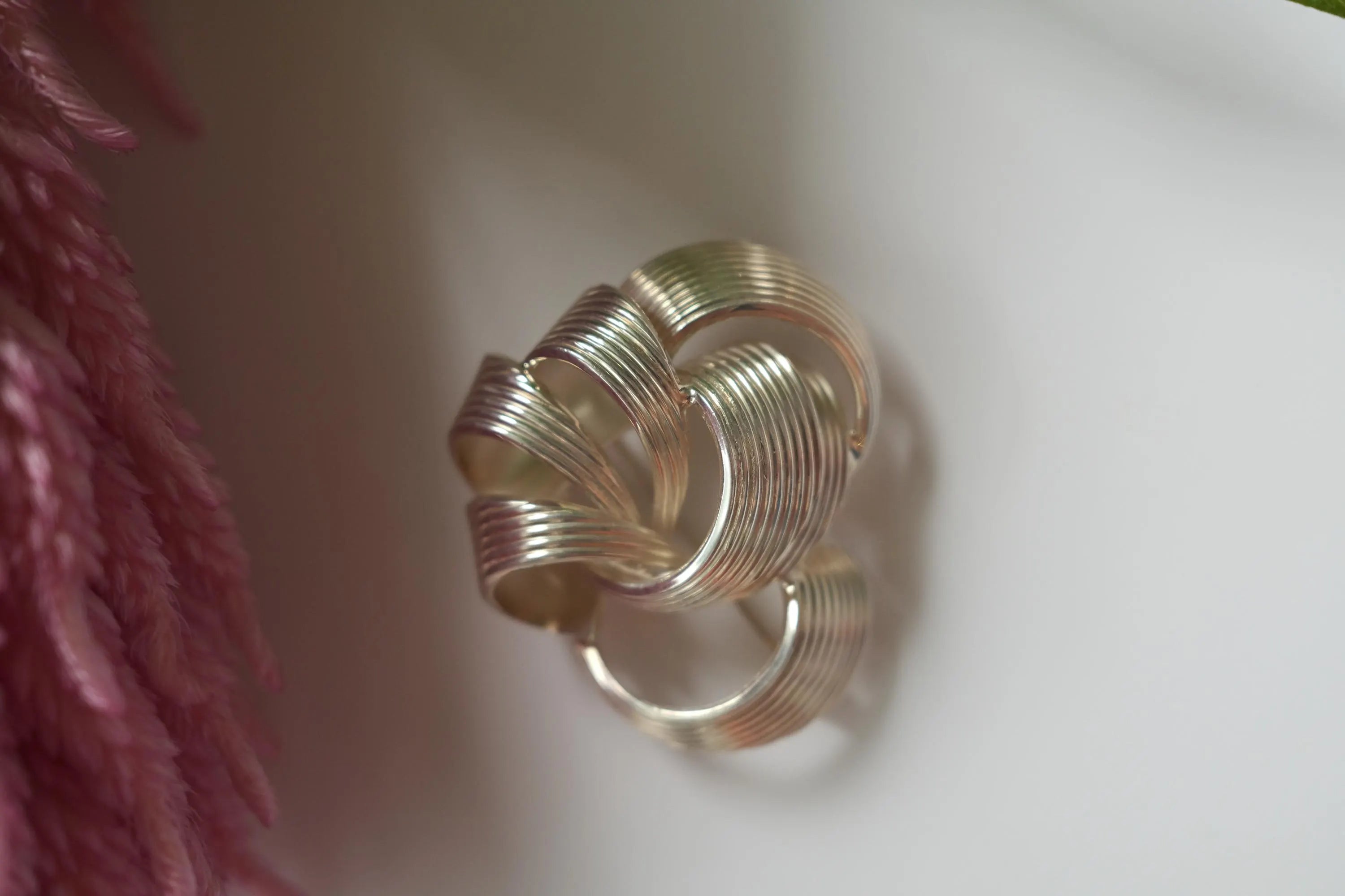 Vintage Christian Dior Germany Spiral  S925  Brooch Pin, Dior Silver Brooch, Dior Brooch, Silver Jewelry, Gift for mom, Bridal accessories