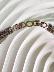Vintage Christian Dior choker necklace Germany, extremely rare Dior necklace, Dior snake chain, Authentic Christian Dior, bridal choker