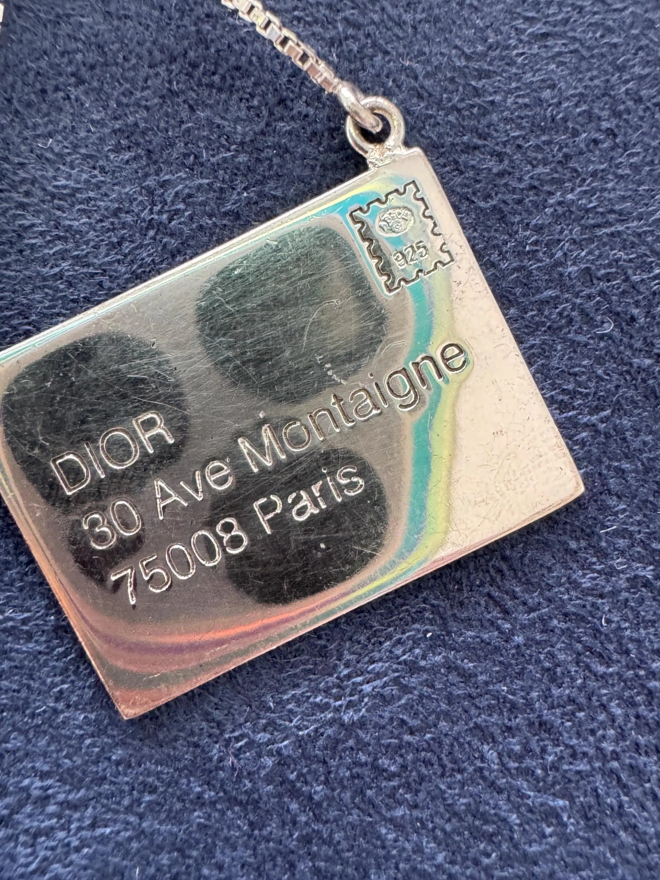 Dior earrings, Vintage Christian Dior Earrings Love Letter Motif, Dior Vintage 925 Sterling silver Earrings, Vintage Earrings, Gift for her
