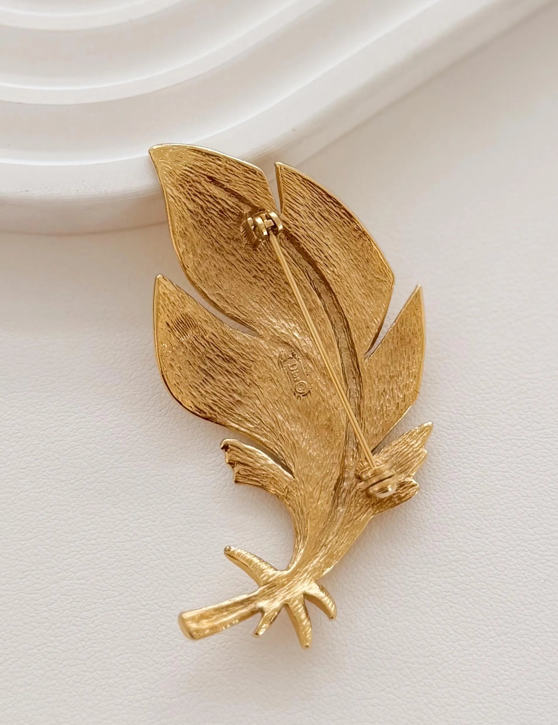 Authentic Dior Germany signed brooch refined luxury designer detail