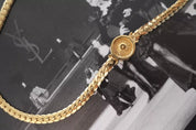 Vintage Christian Dior Necklace, Dior Chain Necklace, Dior Woven chain  necklace,  Snake chain  Necklace, Gift for her, Personalized Gifts
