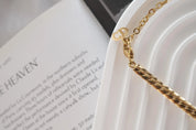 Vintage Christian Dior Necklace Charm Rhinestone Gold Tone Snake Chain Choker
