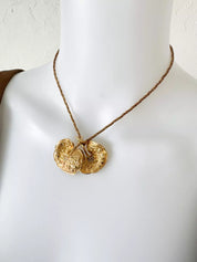 Vintage Christian Dior necklace, 1970s Dior jewelry, Dior floral necklace, Dior Leaf earrings, Christian Dior Jewelry sets, Dior collectible