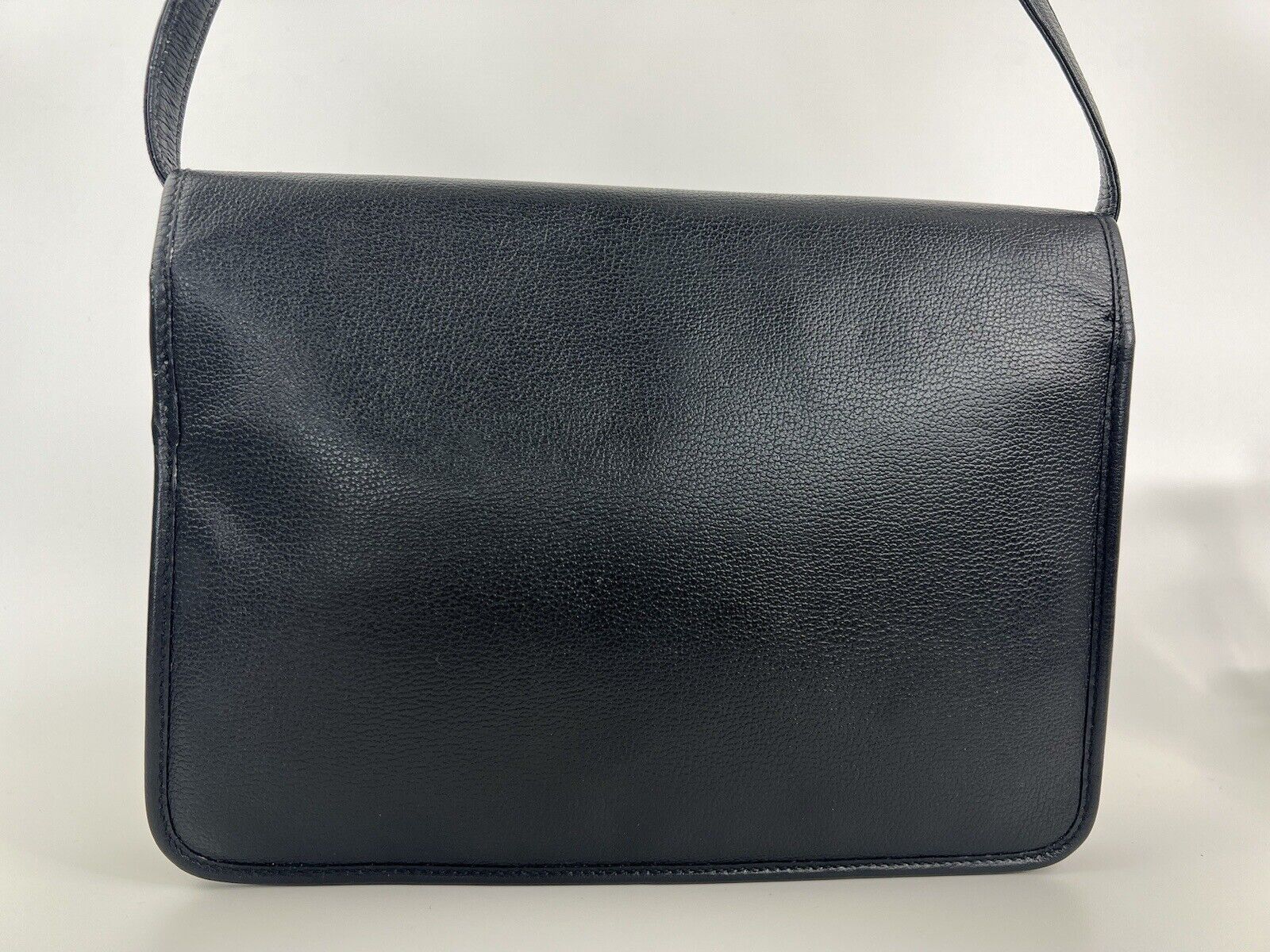 Christian Dior Bag Vintage Dior  Black  Bag leather Logo 3 Ways Shoulder Cross body Clutch Bag made in France