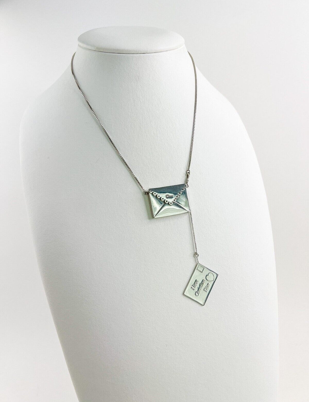 Dior Necklace, 925 Dior Choker, Dior love letter Vintage Necklace, Gift for Her, Gift for him, Dior Y2K, Statement Necklace