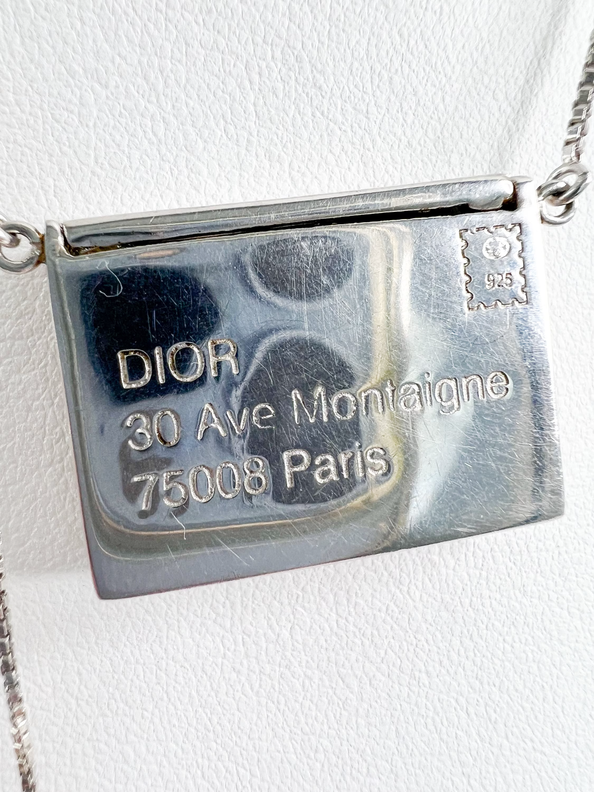 Dior Necklace, 925 Dior Choker, Dior love letter Vintage Necklace, Gift for Her, Gift for him, Dior Y2K, Statement Necklace