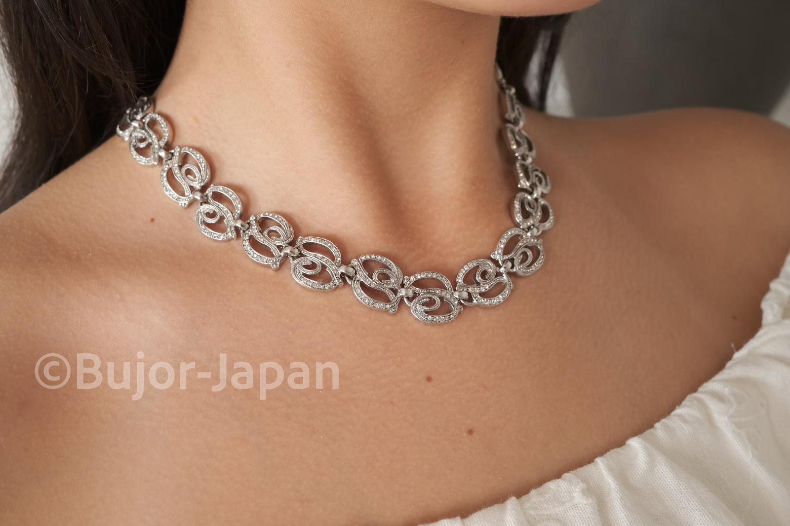 Christian Dior necklace, Dior earrings, Jewelry Sets, CD logo necklace, Vintage Christian Dior choker, Gift for her, Vintage Jewelry Silver