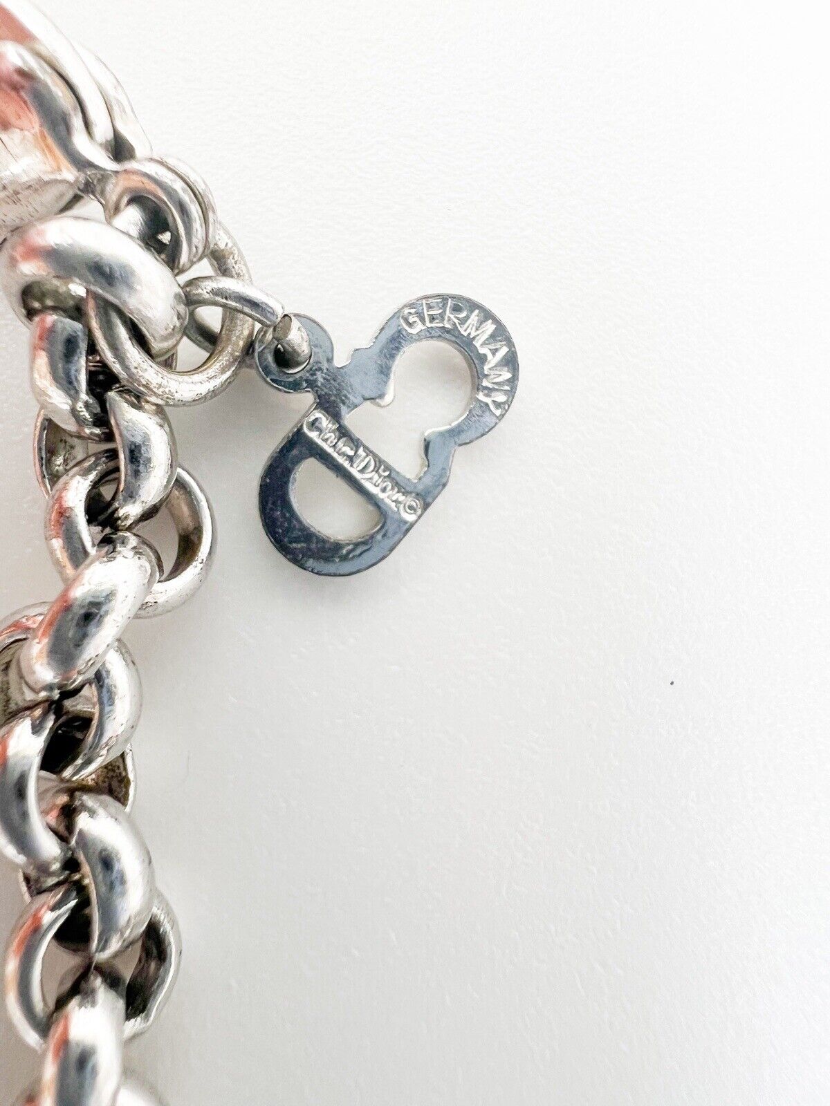 Vintage Christian Dior, Vintage Bracelet, Lady bug Bracelet, Vintage Rhinestone, Bracelet Silver, Vintage Jewelry, Personalized Gifts