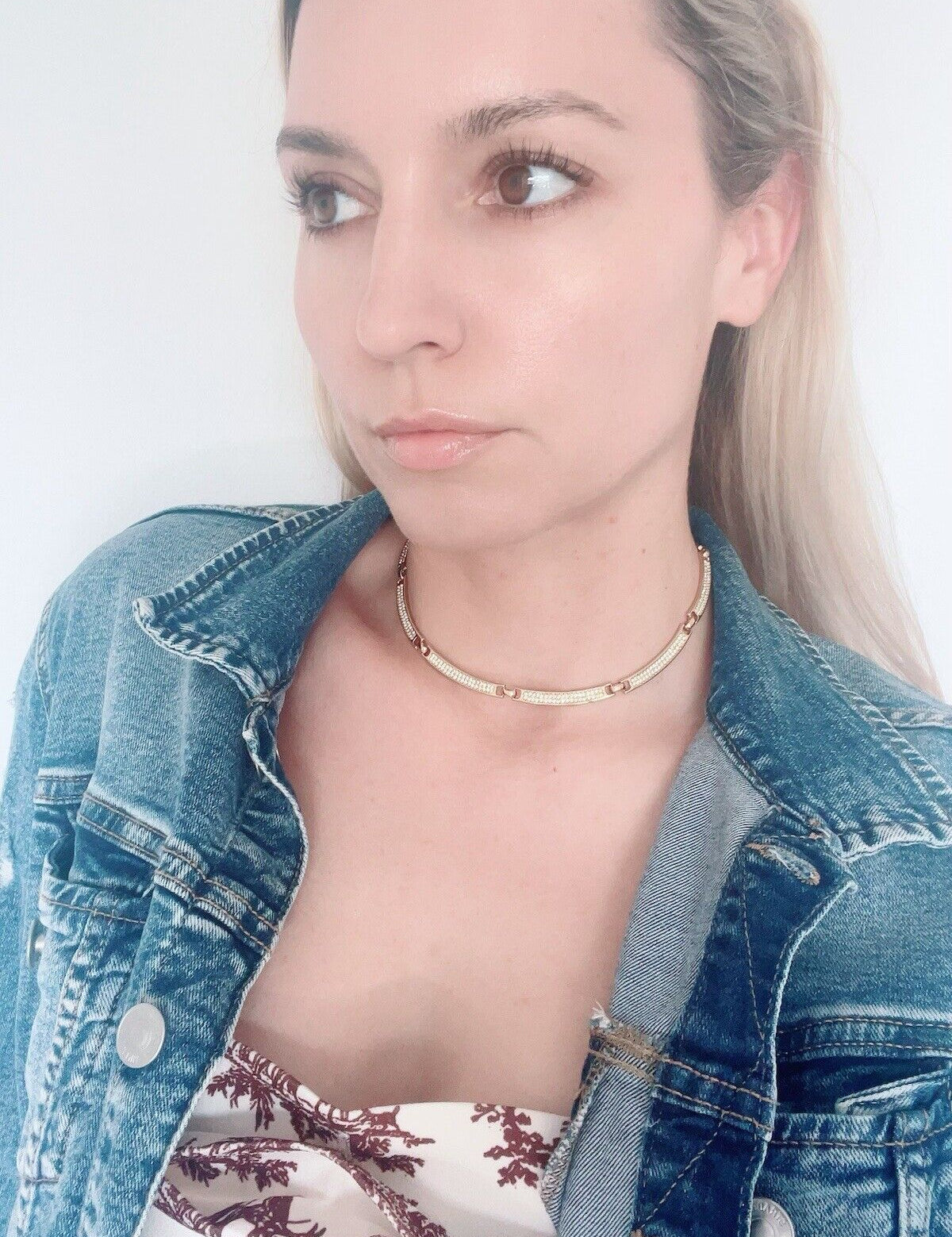 Vintage Christian Dior Necklace, Dior Necklace, Vintage Necklace, Choker Necklace Gold, Chunky Necklace, Gift for her, Jewelry for Women