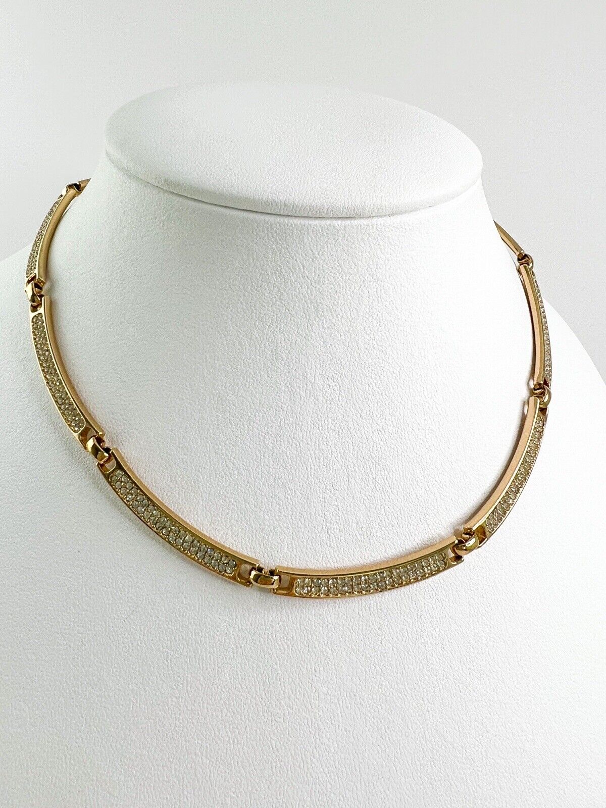 Vintage Christian Dior Necklace, Dior Necklace, Vintage Necklace, Choker Necklace Gold, Chunky Necklace, Gift for her, Jewelry for Women