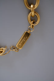 Vintage YSL Necklace 1980s Yves Saint Laurent limited edition watermelon crystal Choker Numbered