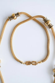 Givenchy gold resin pendant necklace sculptural statement style for sophisticated women