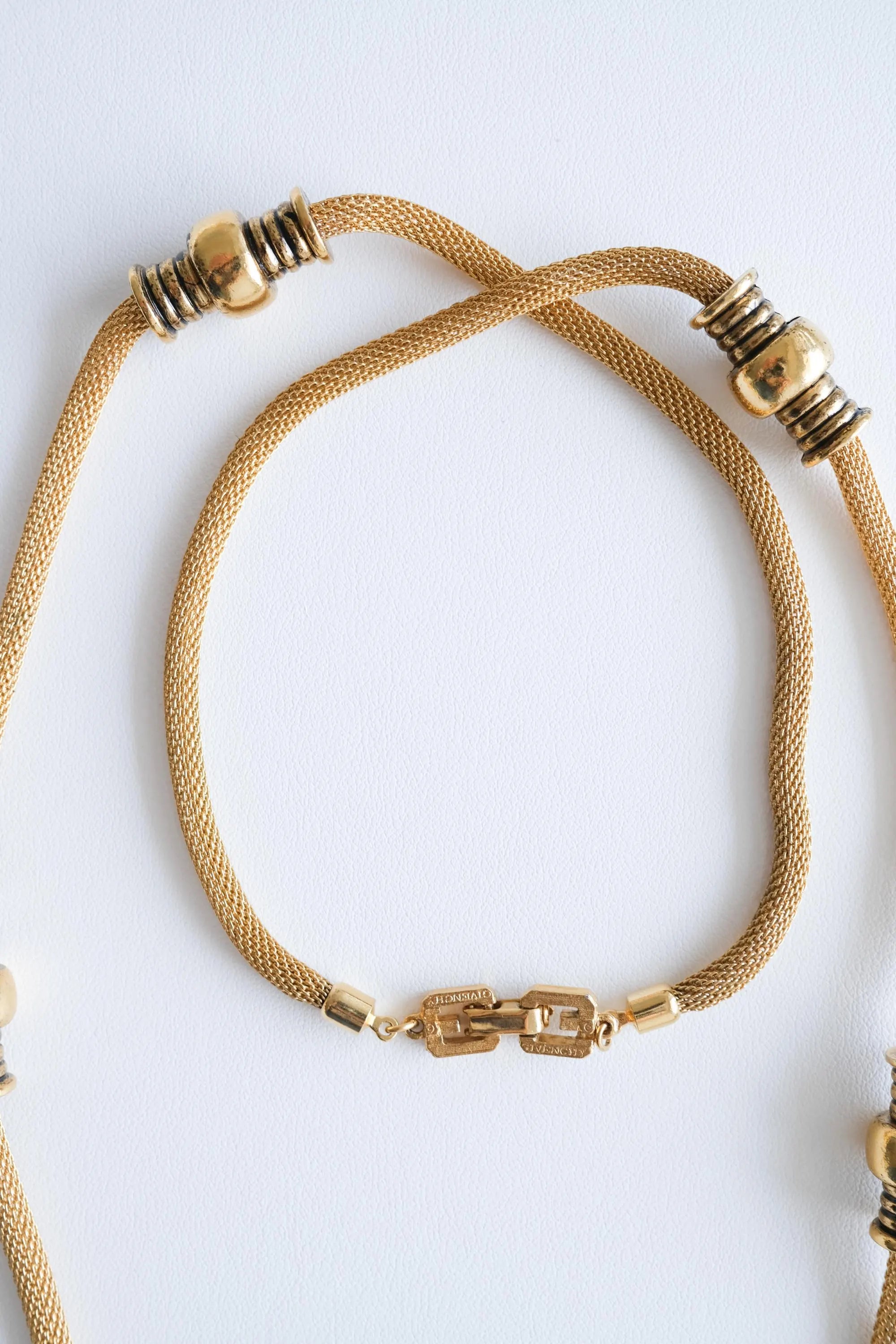 Givenchy gold resin pendant necklace sculptural statement style for sophisticated women