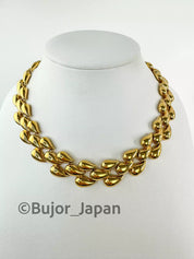 Vintage Givenchy Necklace Choker, wedding choker, Tear Gold Necklace Givenchy, Vintage Necklace Chain Gold, Bridal necklace, gift for her