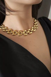 Vintage Givenchy Necklace Choker, wedding choker, Tear Gold Necklace Givenchy, Vintage Necklace Chain Gold, Bridal necklace, gift for her