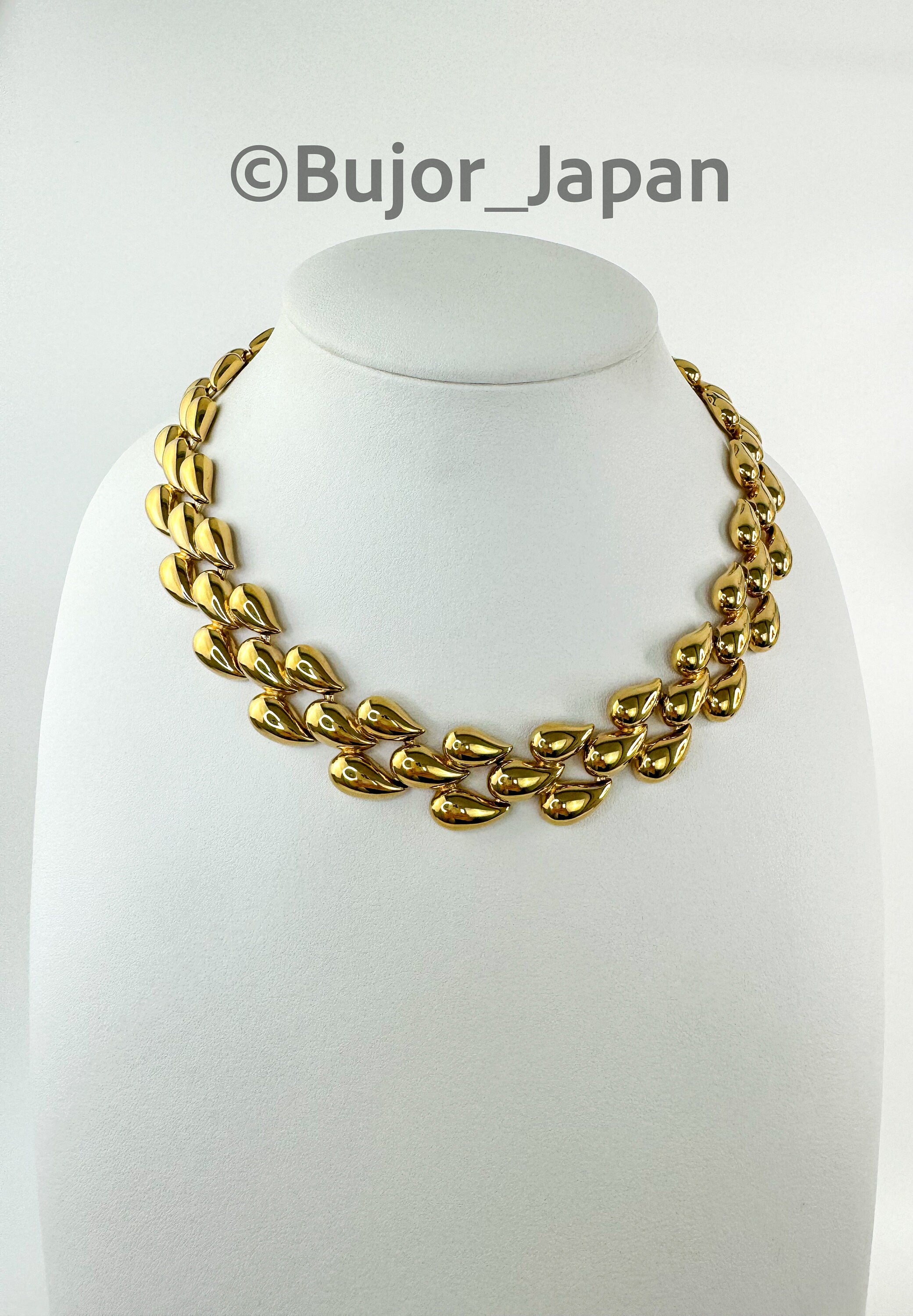 Vintage Givenchy Necklace Choker, wedding choker, Tear Gold Necklace Givenchy, Vintage Necklace Chain Gold, Bridal necklace, gift for her
