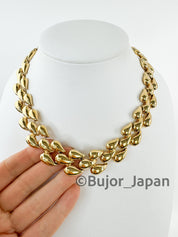 Vintage Givenchy Necklace Choker, wedding choker, Tear Gold Necklace Givenchy, Vintage Necklace Chain Gold, Bridal necklace, gift for her