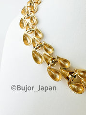 Vintage Givenchy Necklace Choker, wedding choker, Tear Gold Necklace Givenchy, Vintage Necklace Chain Gold, Bridal necklace, gift for her