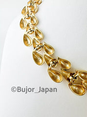 Vintage Givenchy Necklace Choker, wedding choker, Tear Gold Necklace Givenchy, Vintage Necklace Chain Gold, Bridal necklace, gift for her