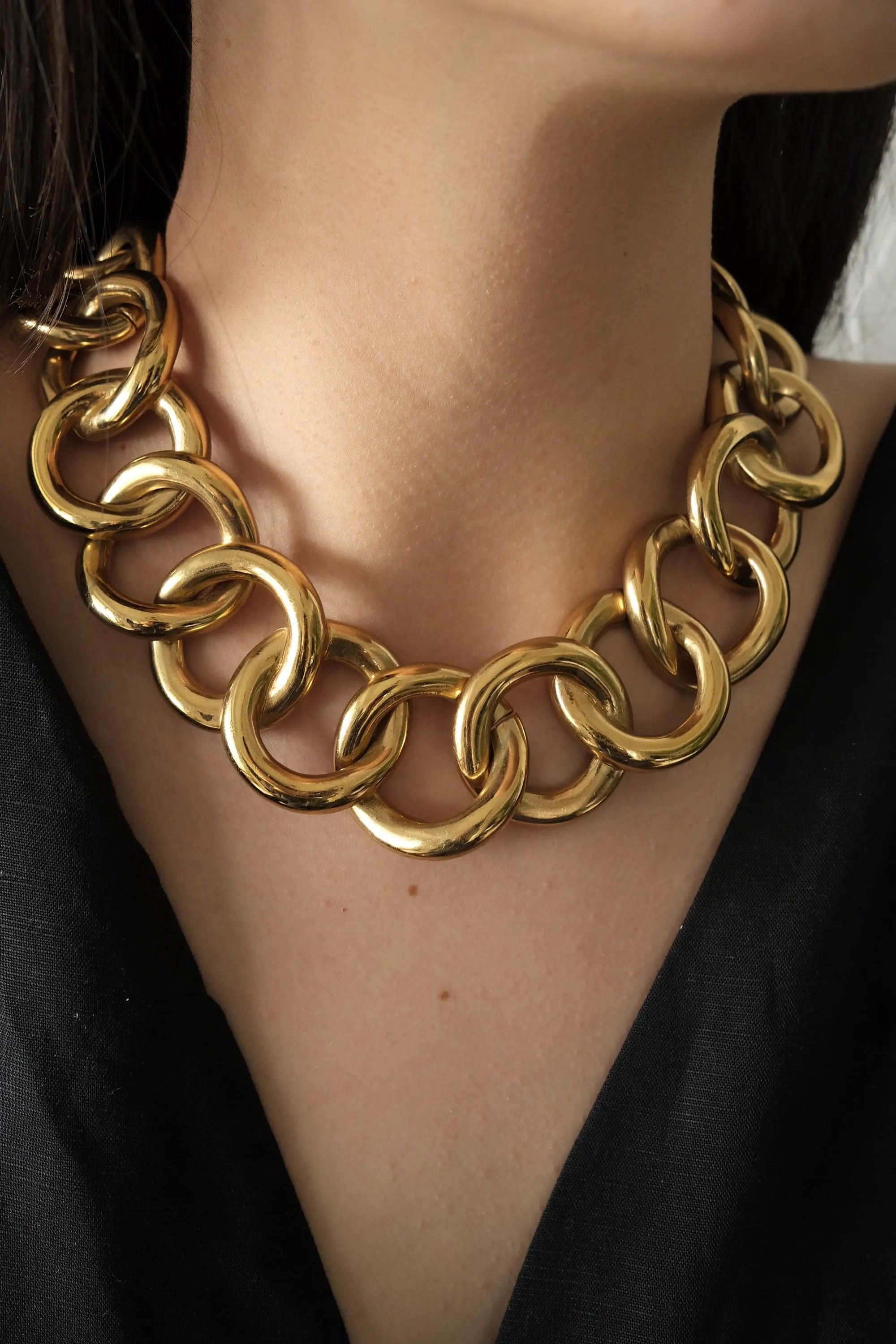 Vintage Givenchy Necklace, Chunky Choker Necklace, Designer High End Jewelry, 80s Vintage, Multi-Strand Necklace, vintage bridal
